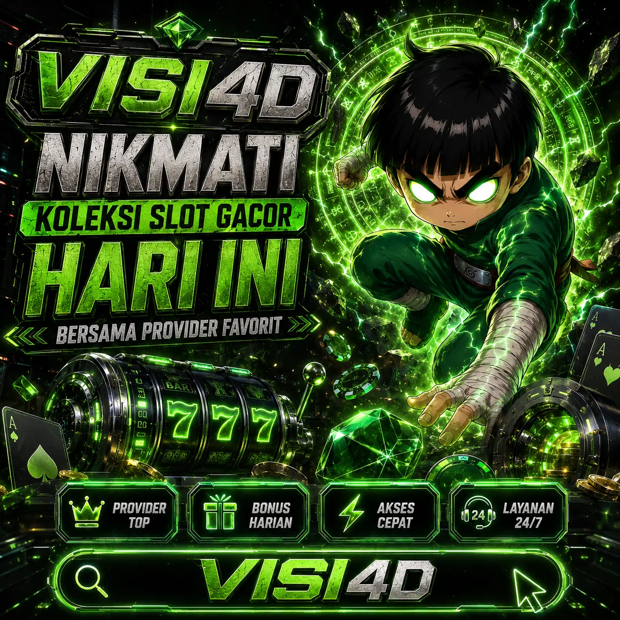 VISI4D 🥇 Nikmati Koleksi Slot Gacor Hari Ini Bersama Provider Favorit